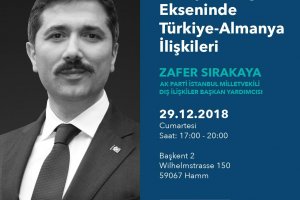 Sırakaya Almanya'da konferans verecek