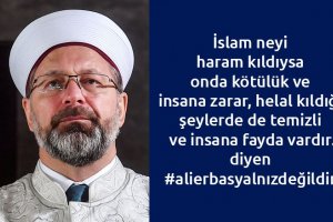 Koronavirüs sürecinde sağlık çalışanları ve hastalar dua çağrısı yapan Erbaş'a destek büyüyor