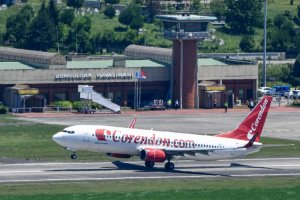 Corendon Airlines Zonguldak Havalimanı'na ilk seferi yaptı