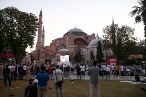 Ayasofya-i Kebir Cami-i Şerifi'ne Kurban Bayramı'nın son gününde de ilgi sürüyor