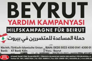 DİTİB'den Beyrut için yardım kampanyası 