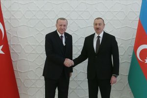 Aliyev'den Erdoğan'a teşekkür