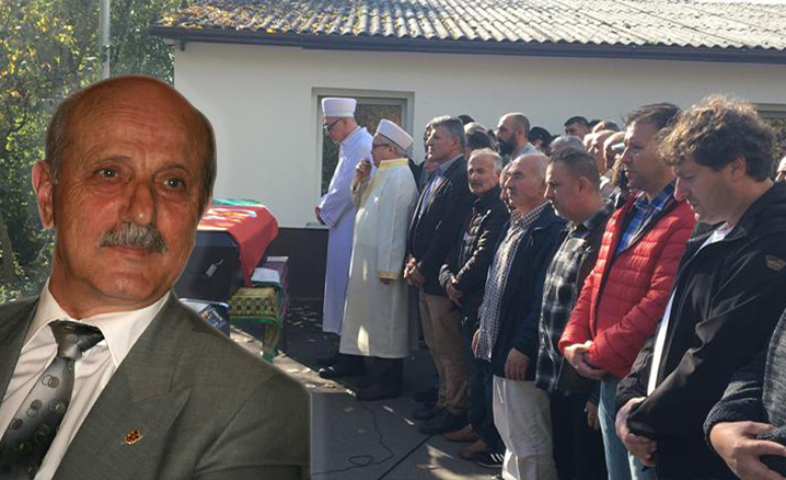 DİTİB Camii Başkanı Ali Özdemir son yolculuğuna dualarla uğurladı