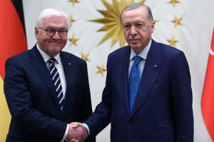 Cumhurbaşkanı Erdoğan, Almanya Cumhurbaşkanı Steinmeier'i kabul etti