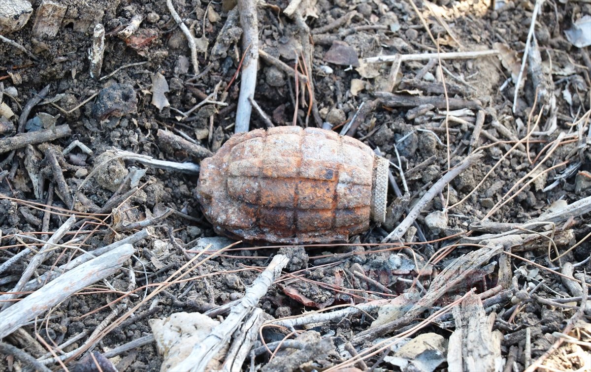 Çanakkale'de 104 yıl önce Çanakkale Kara Savaşları'na ait el bombası bulundu