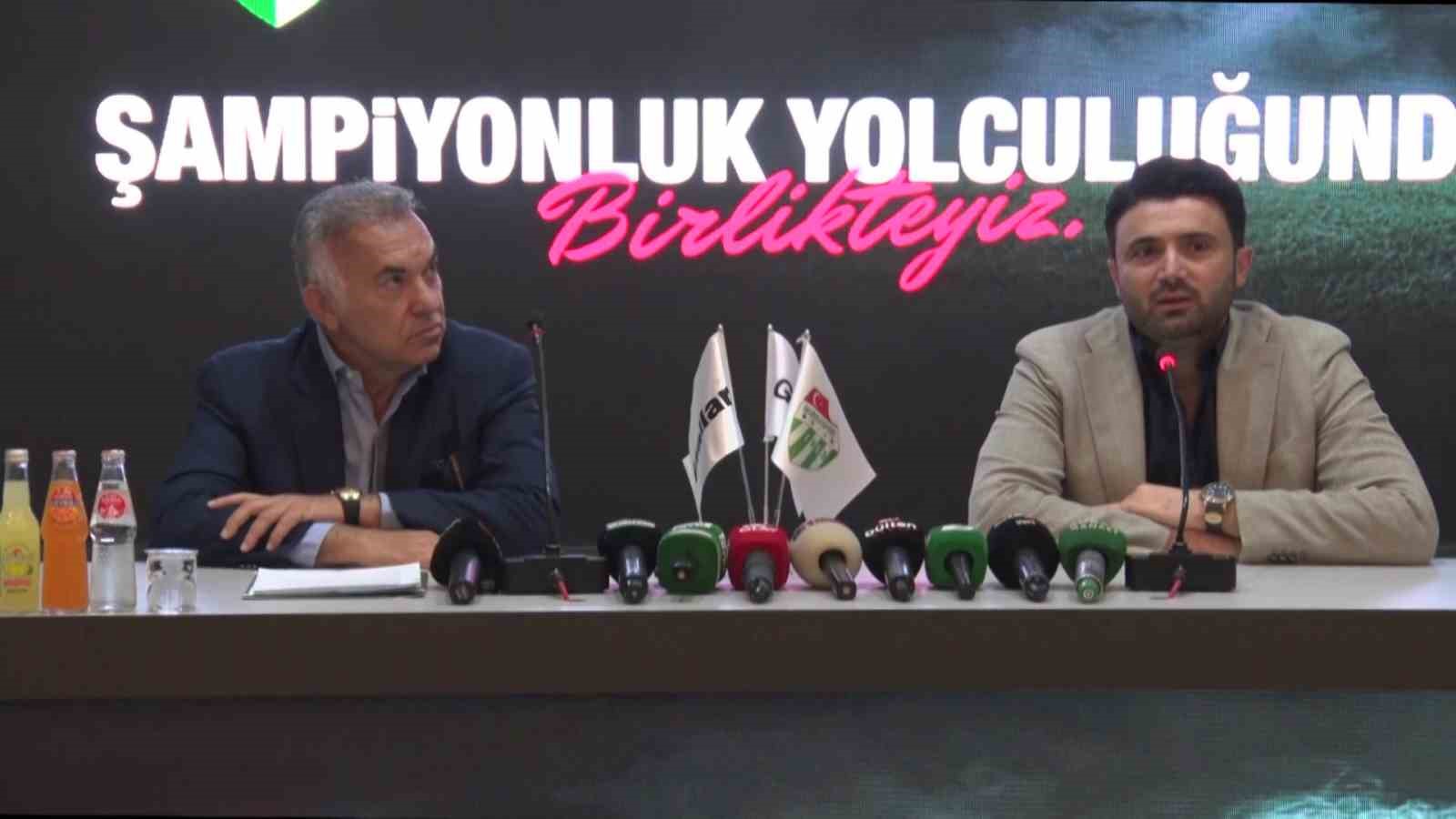 Bursaspor'un yeni ulaşım sponsoru imza attı
