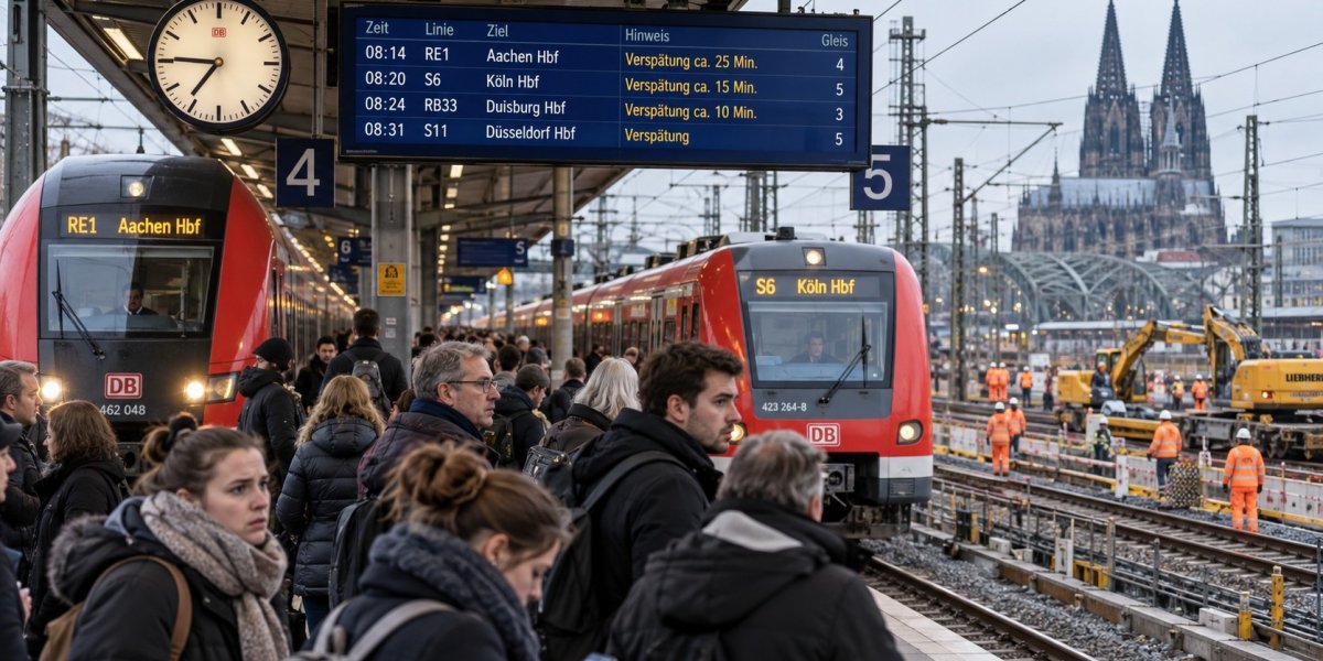 Alman bölgesinde tren seferleri aksıyor: Gecikme oranı yüzde 30'a çıktı
