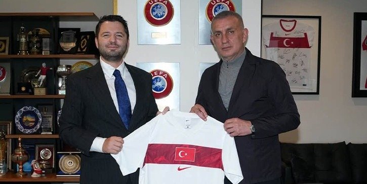 Avukat Toprak'tan TFF Başkanı Hacıosmanoğlu'ya ziyaret