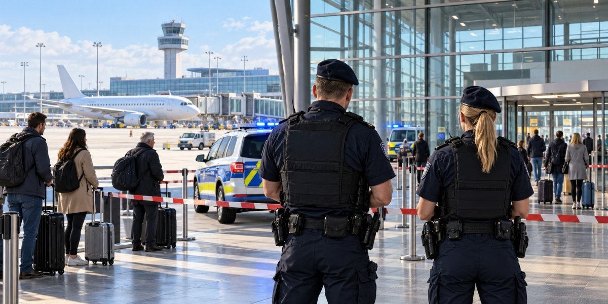 Leipzig Havalimanı'nda güvenlik baskını: Pist geçici olarak kapatıldı